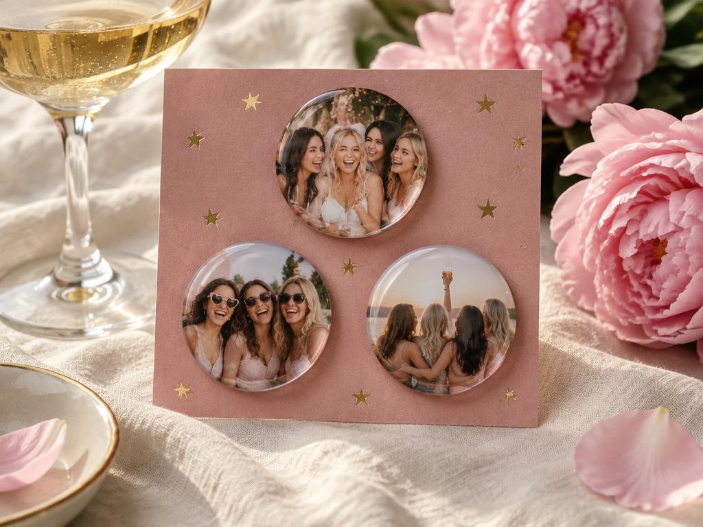 Carte 3 magnets — Team Bride — visuel d'illustration